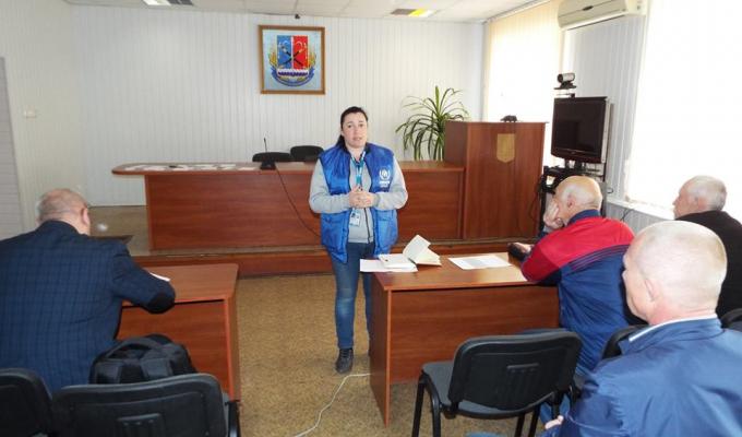 Відбулась чергова спільна зустріч - нарада по захисту, з міжнародними неурядовими організаціями, благодійними фондами, громадськими організаціями, головами територій, громадськими активістами