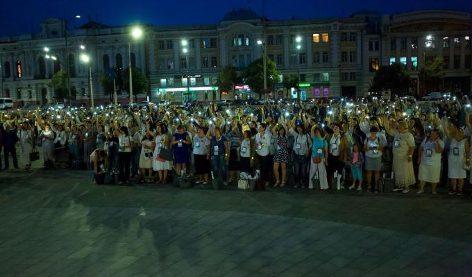 Педагоги Станично-Луганського району прийняли участь у встановленні національного рекорду у Харкові під час EdCamp Ukraine 2018