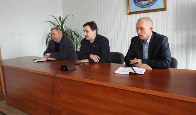 Відбулась робоча зустріч голови райдержадміністрації Юрія Золкіна з експертом Офісу реформ у Луганській області Ігором Агібаловим
