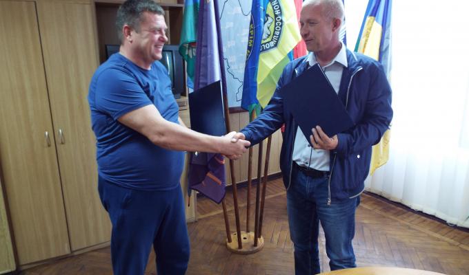 24 вересня голова Станично-Луганської райдержадміністрації Юрій Золкін зустрівся з головою Дубровицької райдержадміністрації Рівненської області Миколою Петрушко