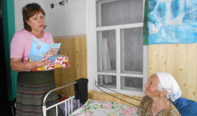 90 –річний ювілей, 20 травня, відзначила підопічна відділення соціальної допомоги вдома Станично-Луганського територіального центру соціального обслуговування (надання соціальних послуг) Слободенюк Валентина Кирилівна, мешканка Станиці Луганської