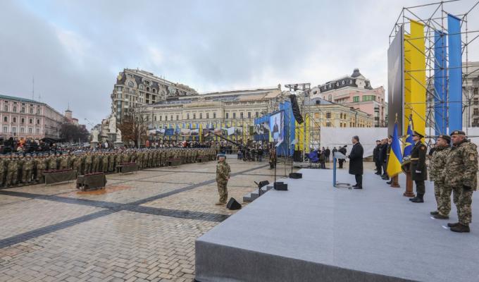 Виступ Президента України під час урочистої церемонії перейменування Високомобільних десантних військ у Десантно-штурмові війська Збройних Сил України та встановлення Дня Десантно-штурмових військ ЗСУ