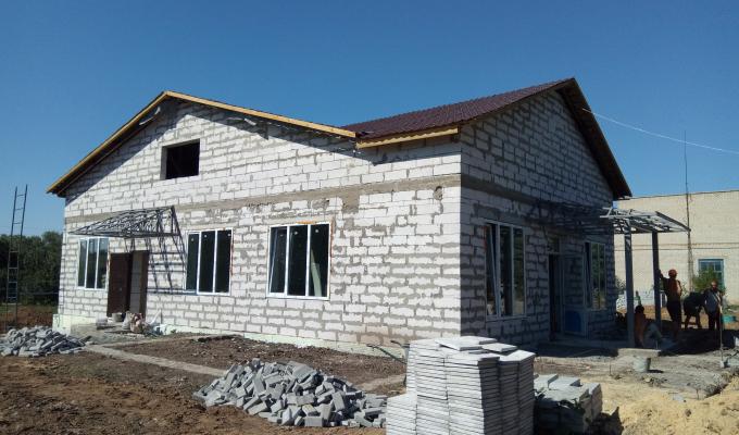 У селі Великочернігівка триває будівництво медичної амбулаторії