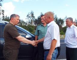 Голова Станично-Лугансько райдержадміністрації Юрій Золкін провів зустріч з головою Державного агентства лісових ресурсів України Василем Кузьовичем