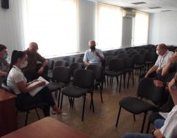Голова Станично-Луганської райдержадміністрації Юрій Золкін зустрівся з представниками Данської ради у справах біженців.