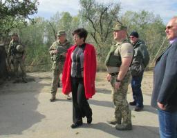 6 жовтня 2017 року, відбувся моніторинговий візит Уповноваженого з прав людини Валерії Лутковської до Станиці Луганської